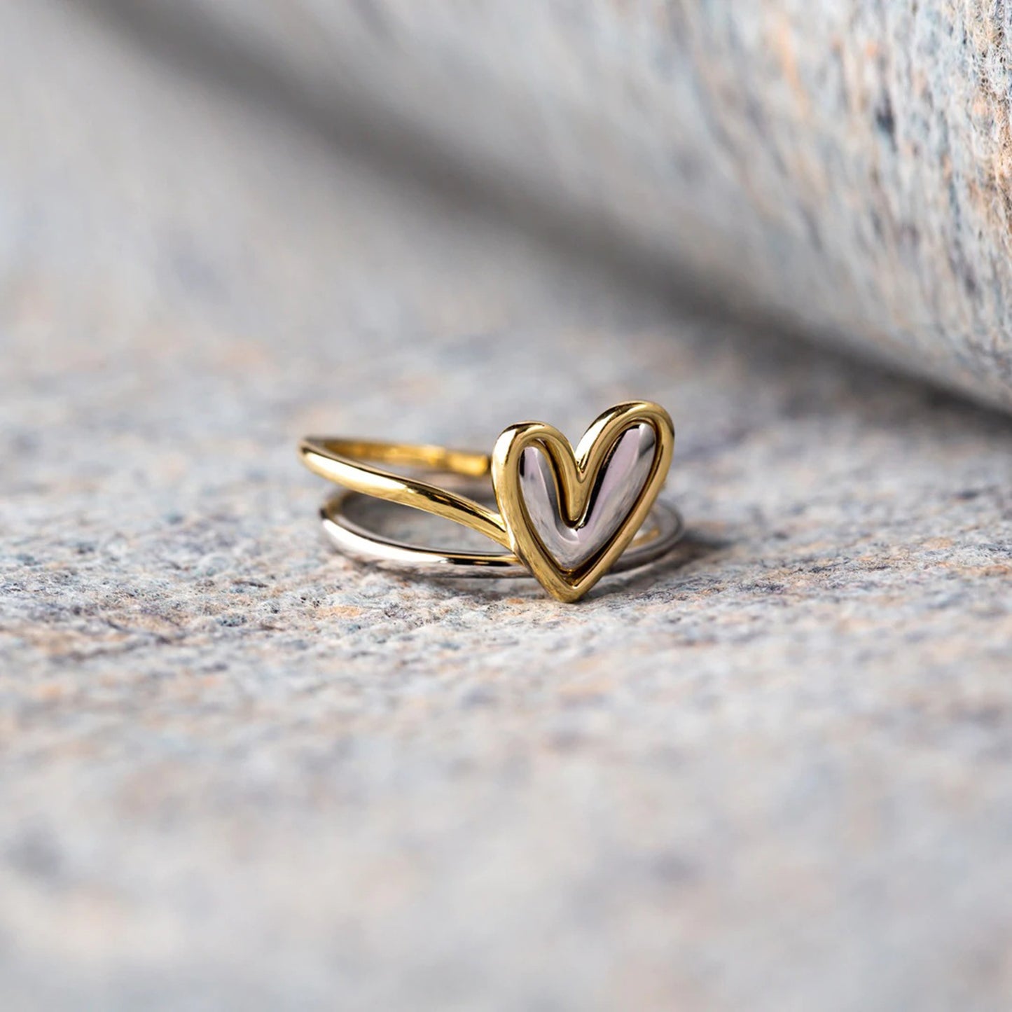 Sterling Silver Ring 925 Puzzle Heart Ring
