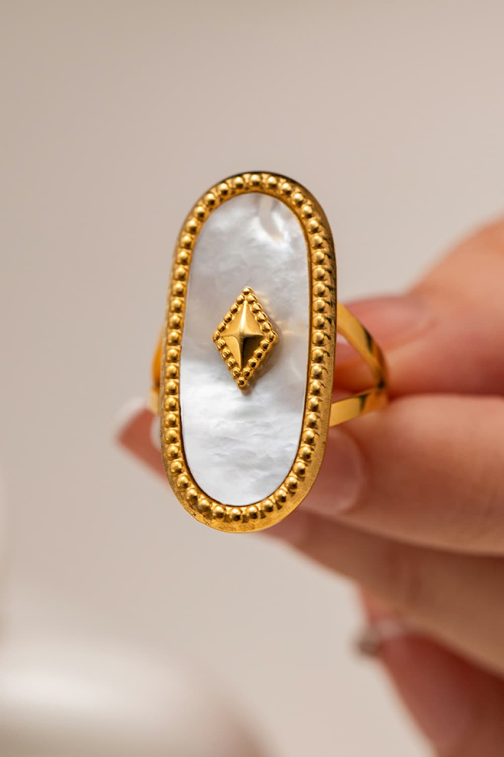 Natural Stone Copper Ring - consueloalondra