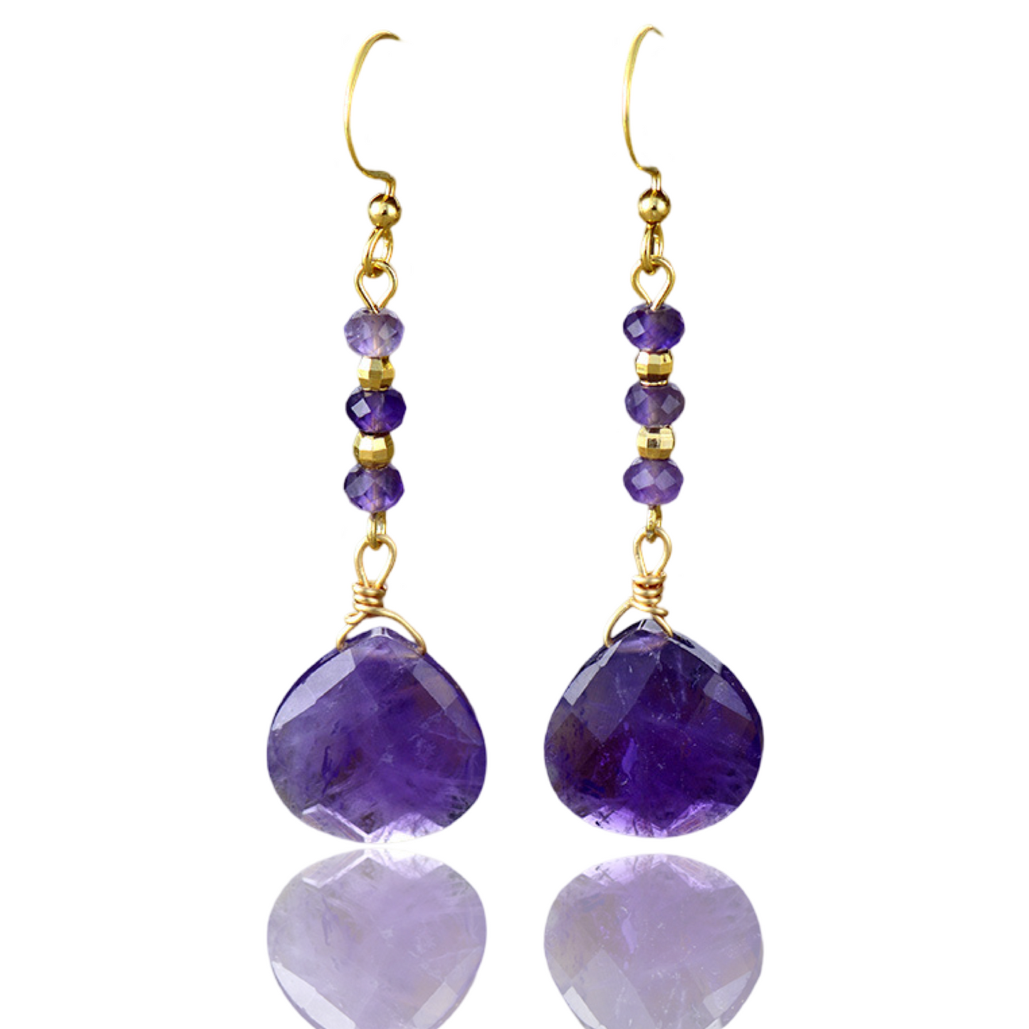 Natural Stone Bead Shape Earrings - consueloalondra