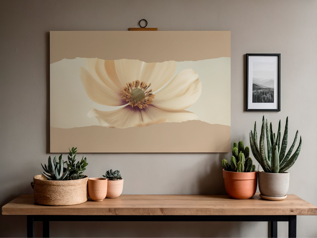 Flor Beige Horizontal