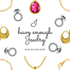 Gold and Ruby Jewelry Digital Art Work