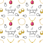 Gold and Ruby Jewelry Digital Art Work