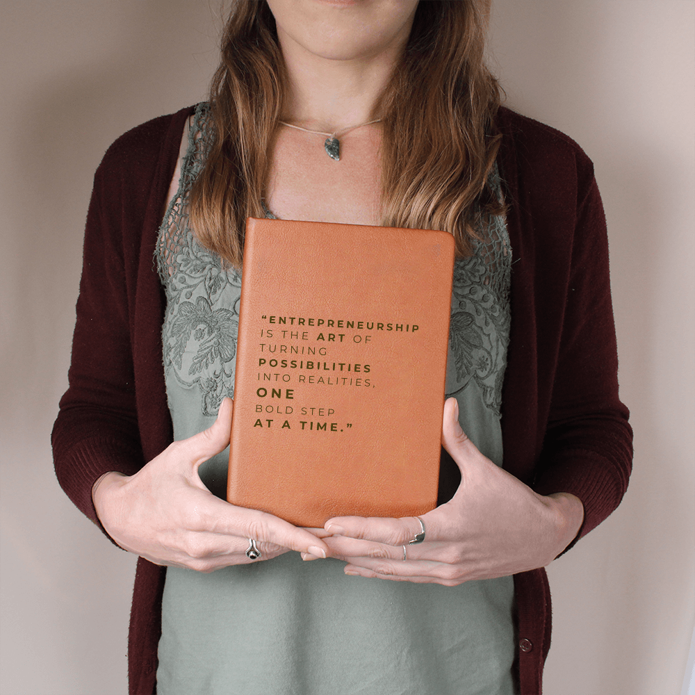 Journal Vegan Leather for the entrepreneur