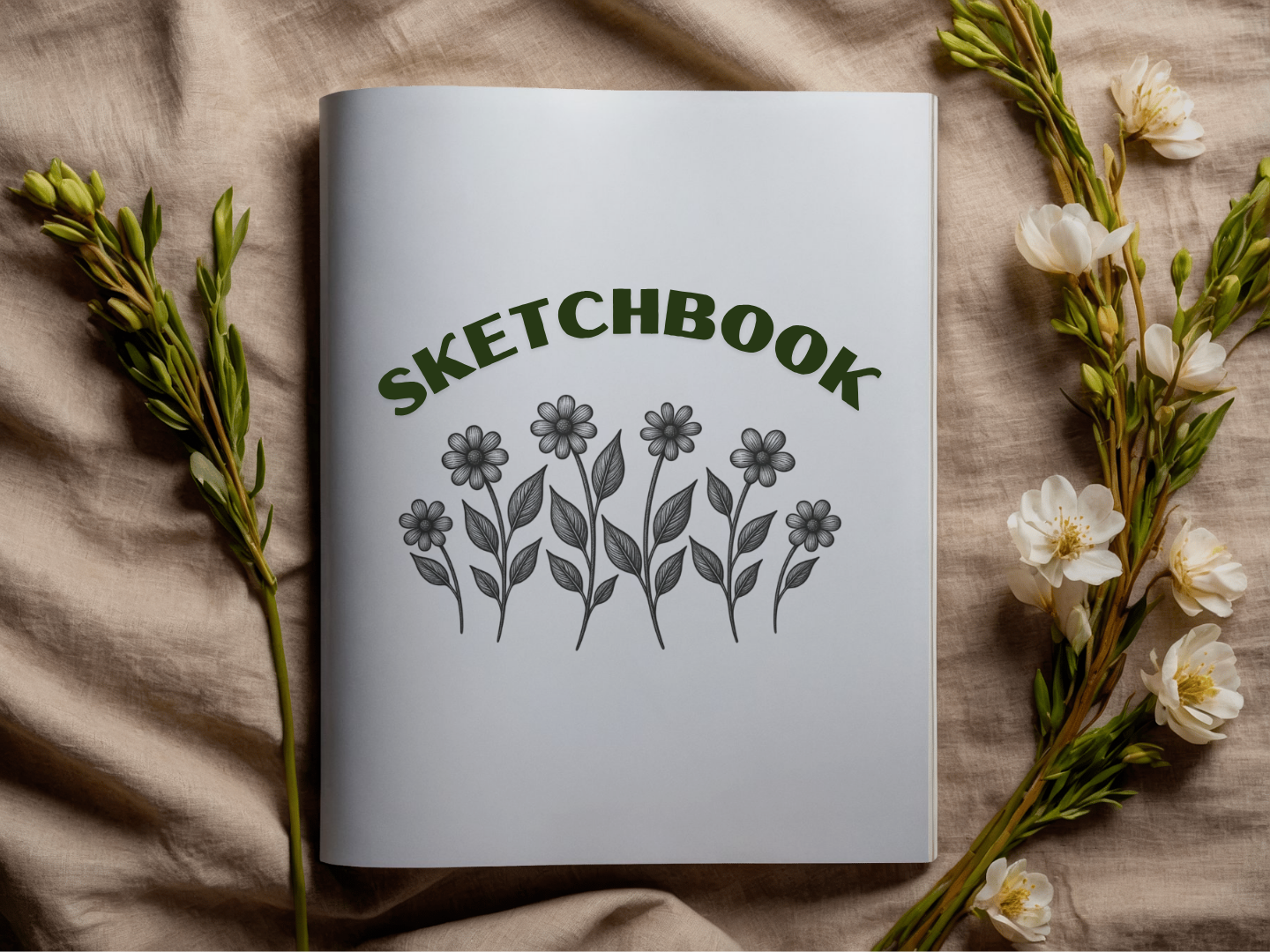 Sketch Drawing and Doodle Drawing Flowers-PNG Resolution Digital Art