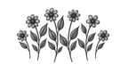 Sketch Flowers, Doodle Flowers, Floral PNG, Flower Clipart, Botanical Art, Hand-Drawn PNG, Floral Line Art, Transparent PNG, Cricut Files, Sublimation Design, Printable Art, Digital Download, Floral Graphics