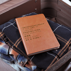 Vegan Leather Notebook for On-the-Go Organization