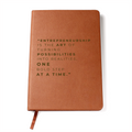 Vegan Leather Notebook for On-the-Go Organization