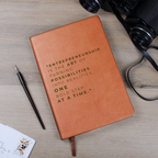 Vegan Leather Notebook for On-the-Go Organization