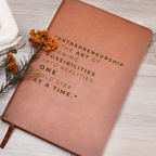 Vegan Leather Notebook for On-the-Go Organization