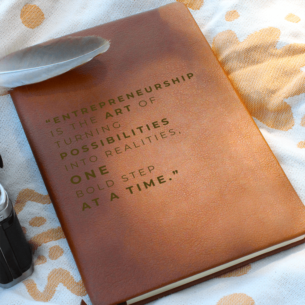 Vegan Leather Notebook for On-the-Go Organization