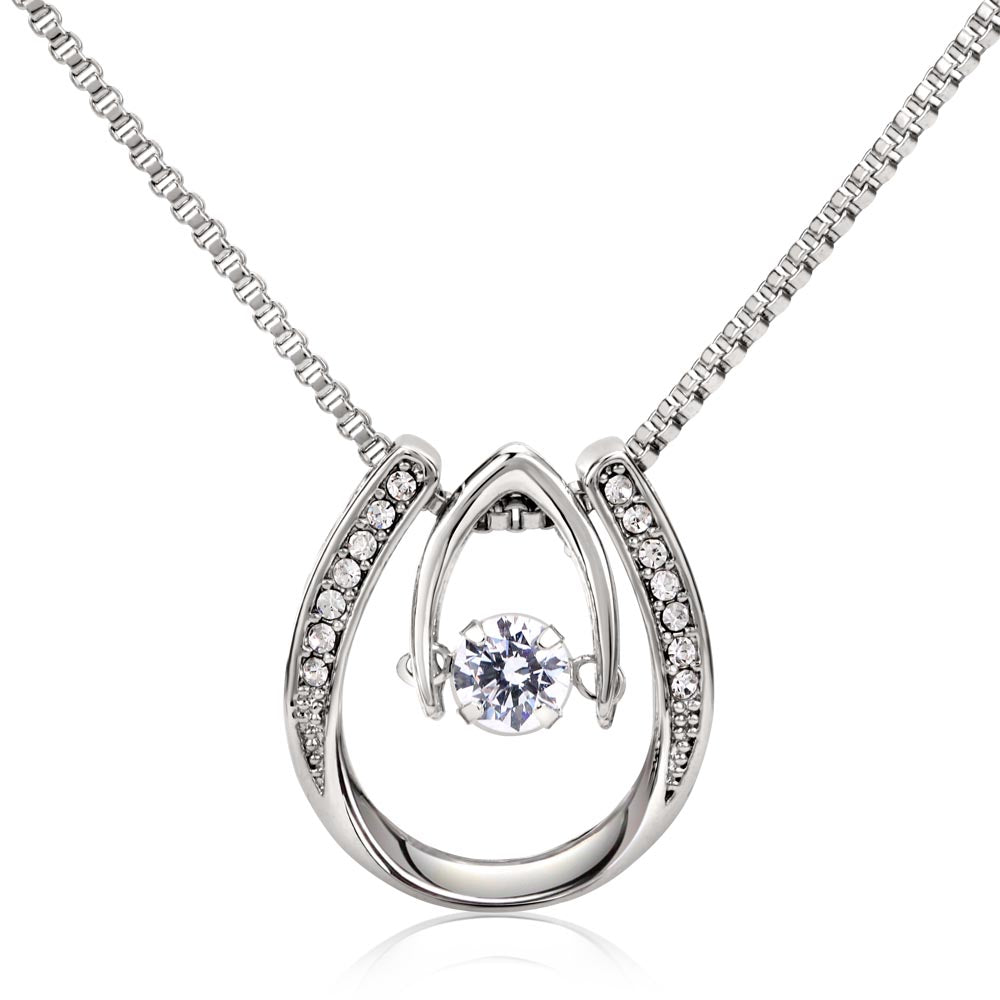 White Gold Over Stainless Steel Necklace