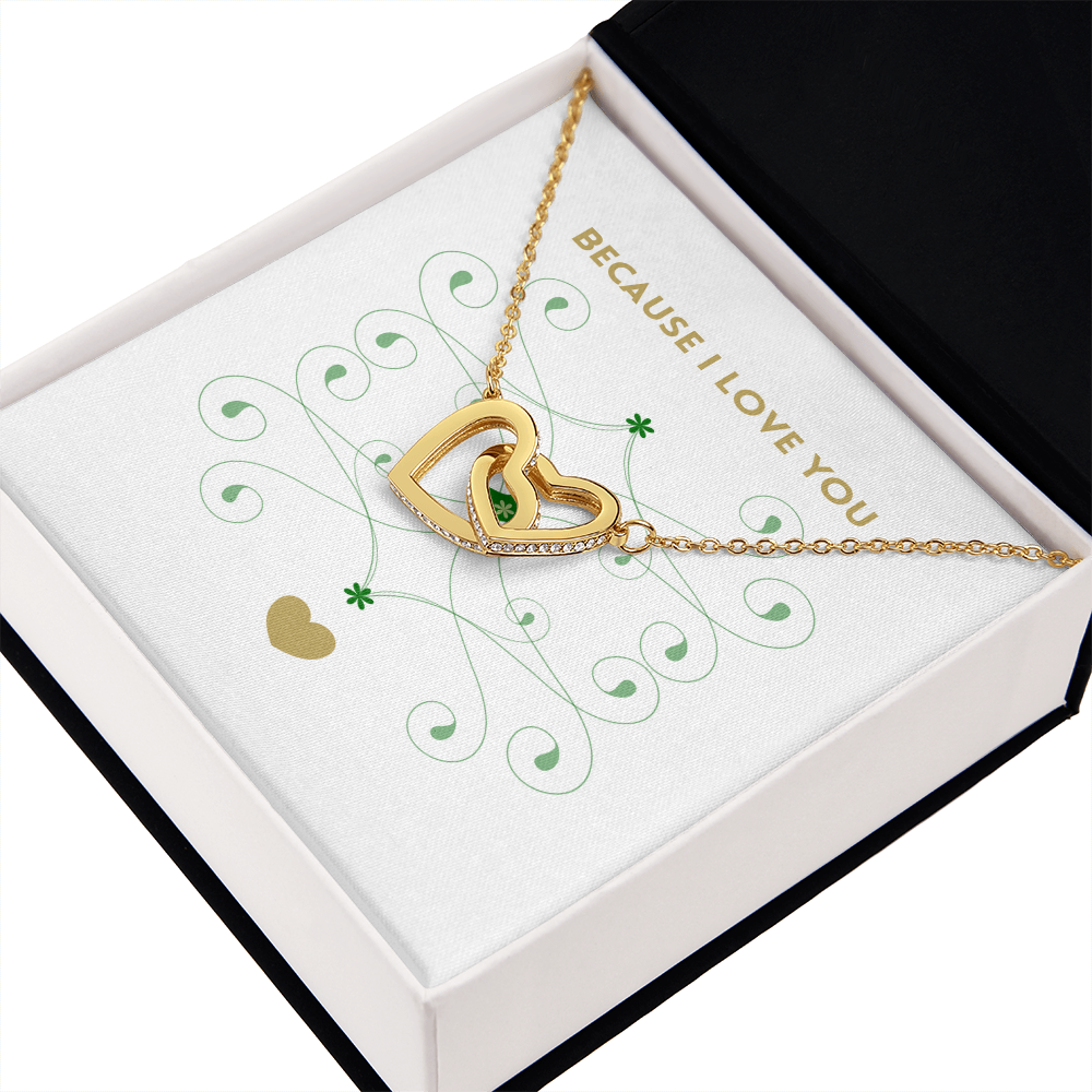 Lobster lock Heart Love Necklace