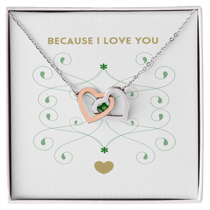 Lobster lock Heart Love Necklace