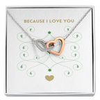 Lobster lock Heart Love Necklace - consueloalondra