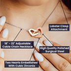 Lobster lock Heart Love Necklace - consueloalondra