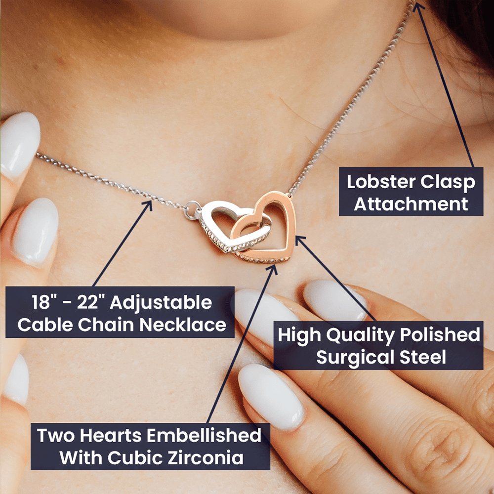 Lobster lock Heart Love Necklace
