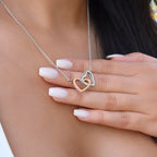 Lobster lock Heart Love Necklace - consueloalondra