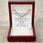 ross Pendant Necklace for Entrepreneurs | Hypoallergenic & Adjustable Cuban link chain