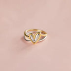 Sterling Silver Ring 925 Puzzle Heart Ring