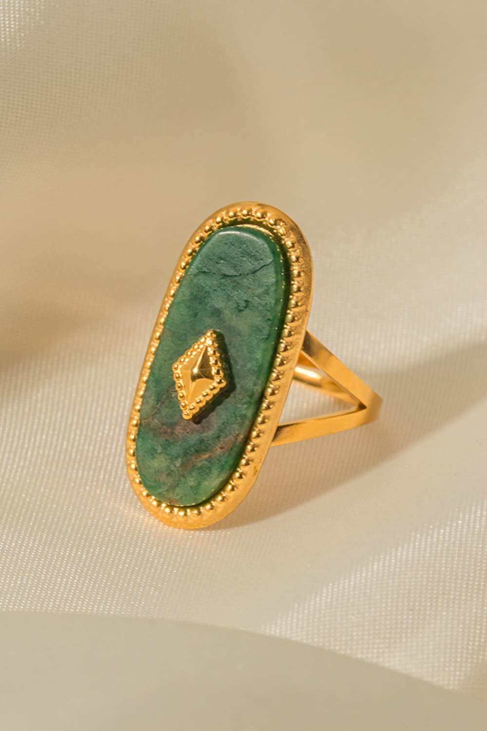 Natural Stone Copper Ring - consueloalondra